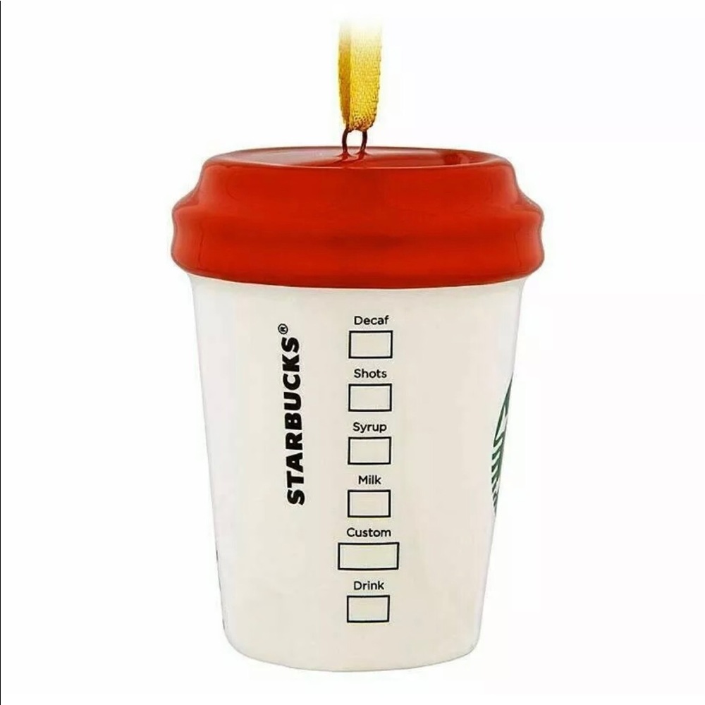 Disney Parks Hollywood Studios Starbucks Mini Tumbler Christmas Ornament - Picture 6 of 8